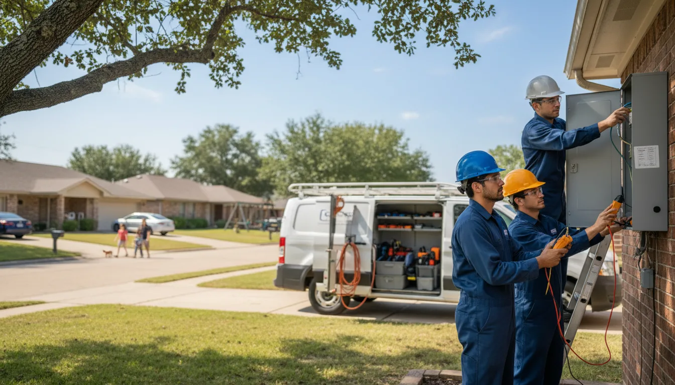 Certified electrician providing emergency electrical services in Girard, PA